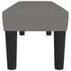 vidaXL Banc Gris fonc&eacute; 100x30x30 cm Tissu