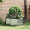 vidaXL Jardini&egrave;re Argent 90 x 90 x 35 cm Acier galvanis&eacute;