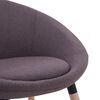vidaXL Chaises &agrave; manger lot de 2 taupe tissu