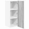 vidaXL Armoire suspendue Gris Sonoma et Blanc 30 x 31 x 80 cm