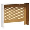 vidaXL Cache-radiateurs 2 pcs Blanc 112x19x81,5 cm MDF