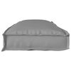 vidaXL Coussin Gris 110 x 40 x 8 cm Tissu Oxford