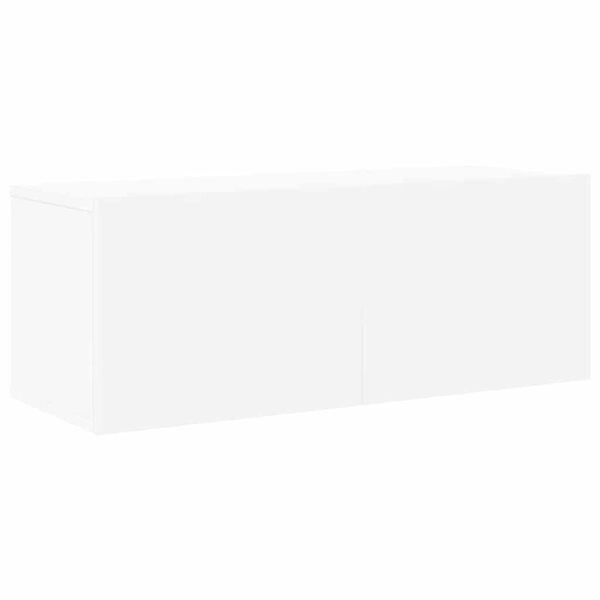 vidaXL Ensemble de meubles TV 8 pcs Blanc Bois d'ing&eacute;nierie