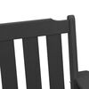 vidaXL Chaise de jardin 6 pcs Noir 65,5 x 59 x 88 cm Poly&eacute;thyl&egrave;ne