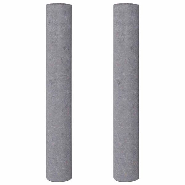 vidaXL Polaires de peintre antid&eacute;rapantes 2 pcs 10 m 280 g/m&sup2; gris