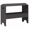 vidaXL Trough d'alimentation pour le b&eacute;tail Noir 79 x 35 x 62 cm 15 kg