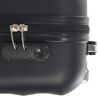 vidaXL Valise rigide Noir ABS