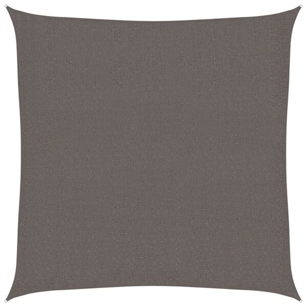 vidaXL Parasol en PEHD carré 3,6 x 3,6 m Anthracite