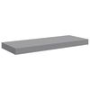 vidaXL &Eacute;tag&egrave;res murales flottantes 4 pcs Gris 60x23,5x3,8 cm MDF