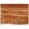 vidaXL Comptoir de salle de bain 80x60x2,5 cm rectangulaire acacia