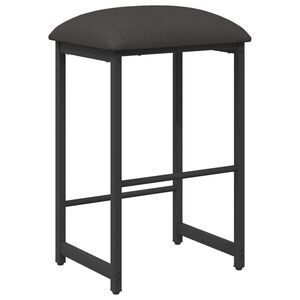 vidaXL Tabouret de bar Gris fonc&eacute; 40 x 32 x 74 cm Bois d'ing&eacute;nierie