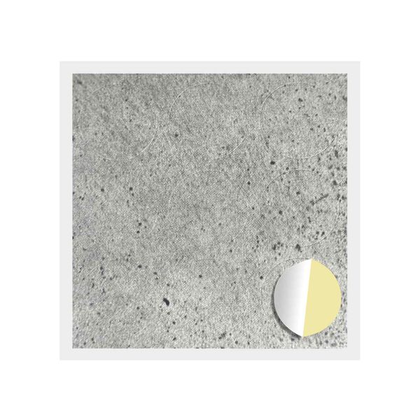 vidaXL Couverture de vis auto-adh&eacute;sive 12 pcs Gris b&eacute;ton &Oslash; 20 x 0,5 mm
