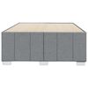 vidaXL Cadre de lit sans matelas gris clair 120x200 cm tissu