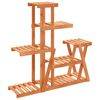 vidaXL Support &agrave; fleurs 95x25x96 cm bois massif de sapin