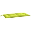 vidaXL Coussin de banc de jardin vert brillant 110x50x7cm tissu oxford