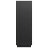 vidaXL Buffet haut Noir 60x40x116,5 cm Bois massif de pin