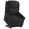 vidaXL Fauteuil inclinable électrique noir brillant similicuir