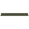 vidaXL &Eacute;tag&egrave;re flottante 2 pcs Vert olive 40 x 8,5 x 2,5 cm Acier