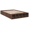 vidaXL Cadre de lit sans matelas ch&ecirc;ne marron 140x190 cm