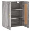 vidaXL Armoire murale sonoma gris 69,5x34x90 cm bois d'ingénierie