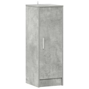 vidaXL Armoire &agrave; chaussures Gris b&eacute;ton 32x35x92 cm Bois d&rsquo;ing&eacute;nierie