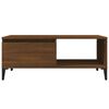 vidaXL Table basse Chêne marron 90x50x36,5 cm Bois d'ingénierie
