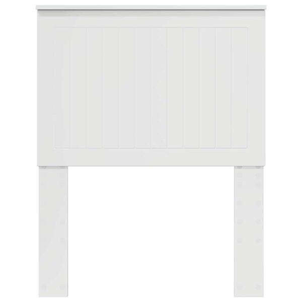 vidaXL T&ecirc;te de lit Blanc Brillant 75 cm Bois d'ing&eacute;nierie