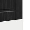 vidaXL Armoire de cuisine Ch&ecirc;ne noir 45 x 1,5 x 67 cm
