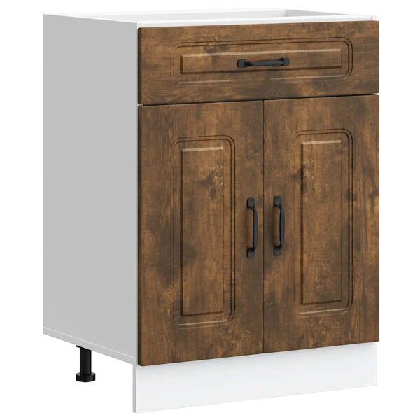 vidaXL Armoire de cuisine Kalmar ch&ecirc;ne fum&eacute; bois d'ing&eacute;nierie