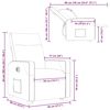 vidaXL Fauteuil inclinable &eacute;lectrique taupe tissu