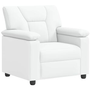 vidaXL Canap&eacute; Blanc 91 x 85 x 93 cm Simili cuir