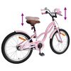 vidaXL V&eacute;lo pour Enfants 18 Pouces pour les 5-7 ans Rose clair