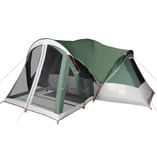 vidaXL Tente familiale tipi 8 personnes vert imperméable
