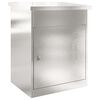 vidaXL Bo&icirc;te de d&eacute;p&ocirc;t de colis avec stockage Argent&eacute; 47,5 x 38 x 59 cm