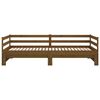 vidaXL Lit coulissant sans matelas marron miel 2x(90x200) cm