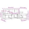 vidaXL Ensemble de canap&eacute;s d'ext&eacute;rieur 4 pcs Naturel et Beige