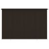 vidaXL Store roulant d'ext&eacute;rieur 355 (l) x 230 (H) cm marron HDPE
