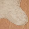 vidaXL Tapis en fausse Tafalla Beige 80 x 120 cm Polyester