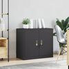 vidaXL Armoire de rangement Noir 80 x 40 x 70 cm Acier
