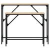 vidaXL Tables console 2 pcs ch&ecirc;ne sonoma bois d'ing&eacute;nierie