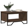 vidaXL Table basse chêne marron 75x51x40 cm bois d'ingénierie