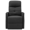 vidaXL Fauteuil de massage inclinable Gris fonc&eacute; Tissu