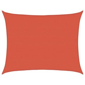 vidaXL Voile d'ombrage 160 g/m&sup2; Terre cuite 6x8 m PEHD