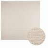 vidaXL Tapis ZIZUR cr&egrave;me 240x240 cm aspect de jute int&eacute;rieur ext&eacute;rieur