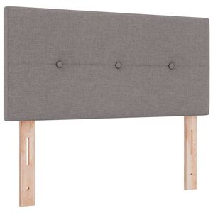vidaXL T&ecirc;te de lit r&eacute;glable en hauteur Taupe tissu