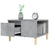 vidaXL Table basse sonoma gris 55x55x36,5 cm bois d'ing&eacute;nierie