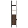 vidaXL Armoire de bain ch&ecirc;ne marron 33x33x185,5 cm bois d'ing&eacute;nierie