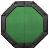 vidaXL Table de poker pliable 8 joueurs Vert 108x108x75 cm