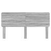 vidaXL T&ecirc;te de lit Gris Sonoma 180 cm Bois d'ing&eacute;nierie