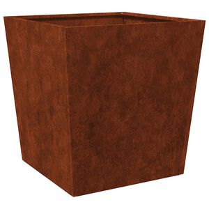 vidaXL Jardini&egrave;re 50x50x50 cm acier r&eacute;sistant aux intemp&eacute;ries